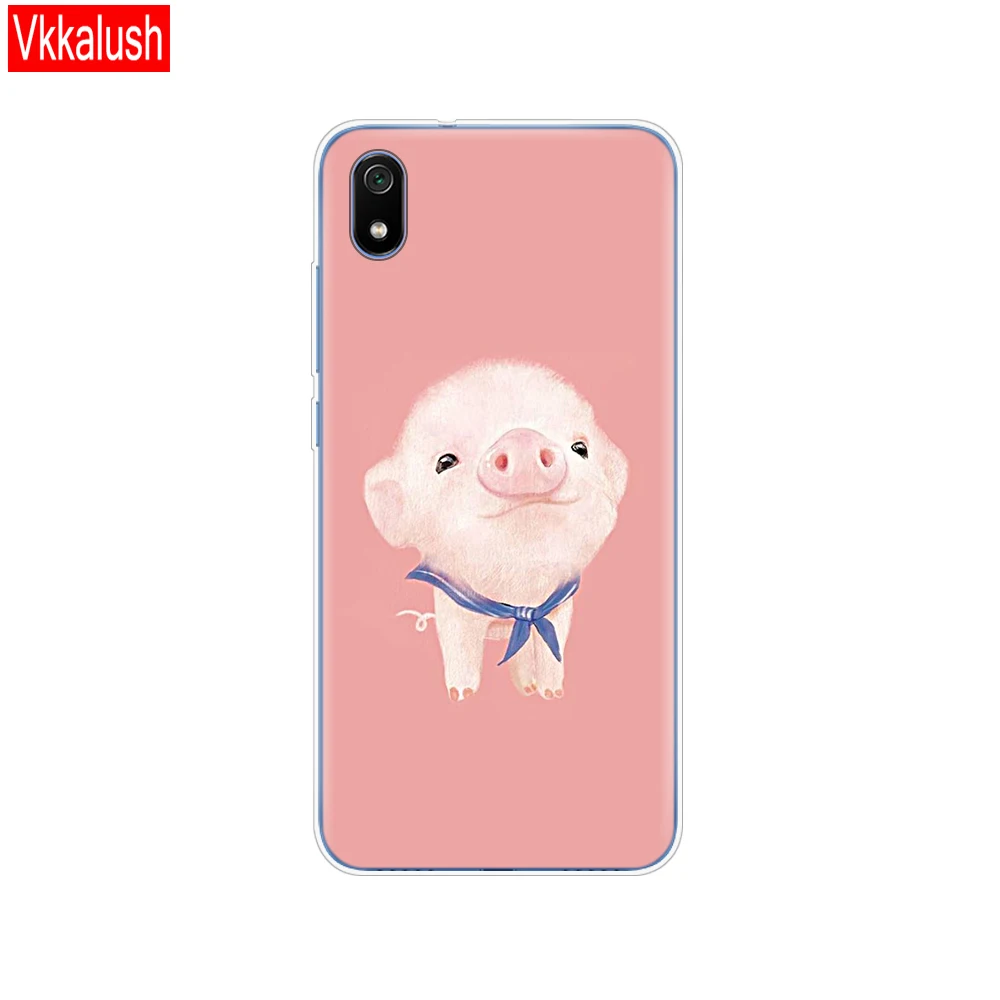 80044 Силиконовый чехол для Xiaomi Redmi 7a, чехол s, полная защита, мягкая задняя крышка из ТПУ для Redmi 7 A, чехол-бампер для телефона - Цвет: 80044