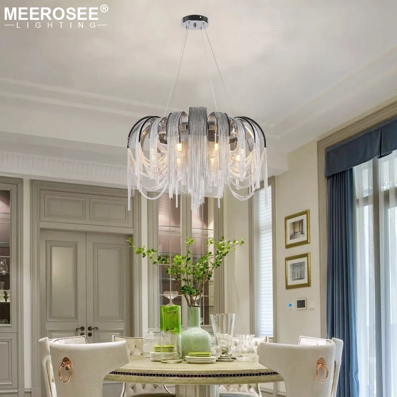 Современная винтажная алюминиевая люстра роскошный подвесной светильник с