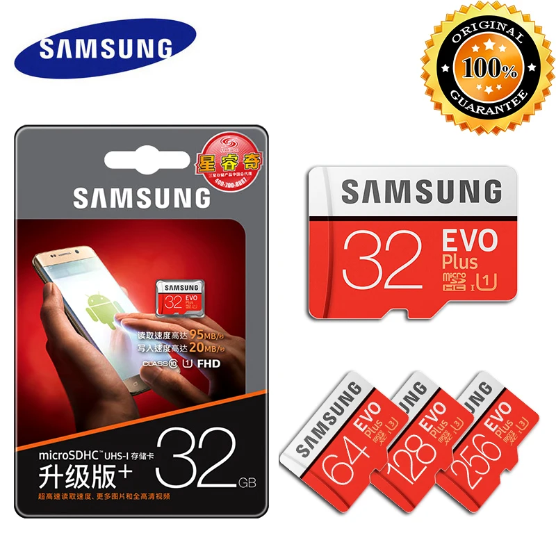 Samsung EVO UHS-3 карта памяти 256 ГБ 128 Гб 64 Гб Micro sd карта 32 Гб класс 10 флэш TF карта памяти Microsd SDXC высокая скорость для 4K