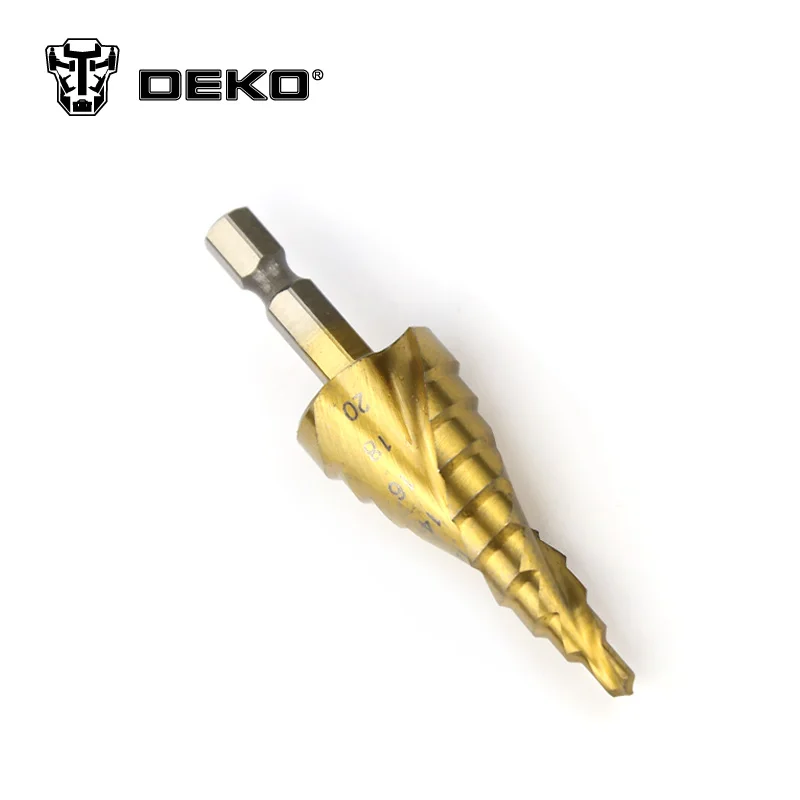 DEKO SDB01 3 шт. спиральное Рифленое центральное буровое долото твердосплавное мини