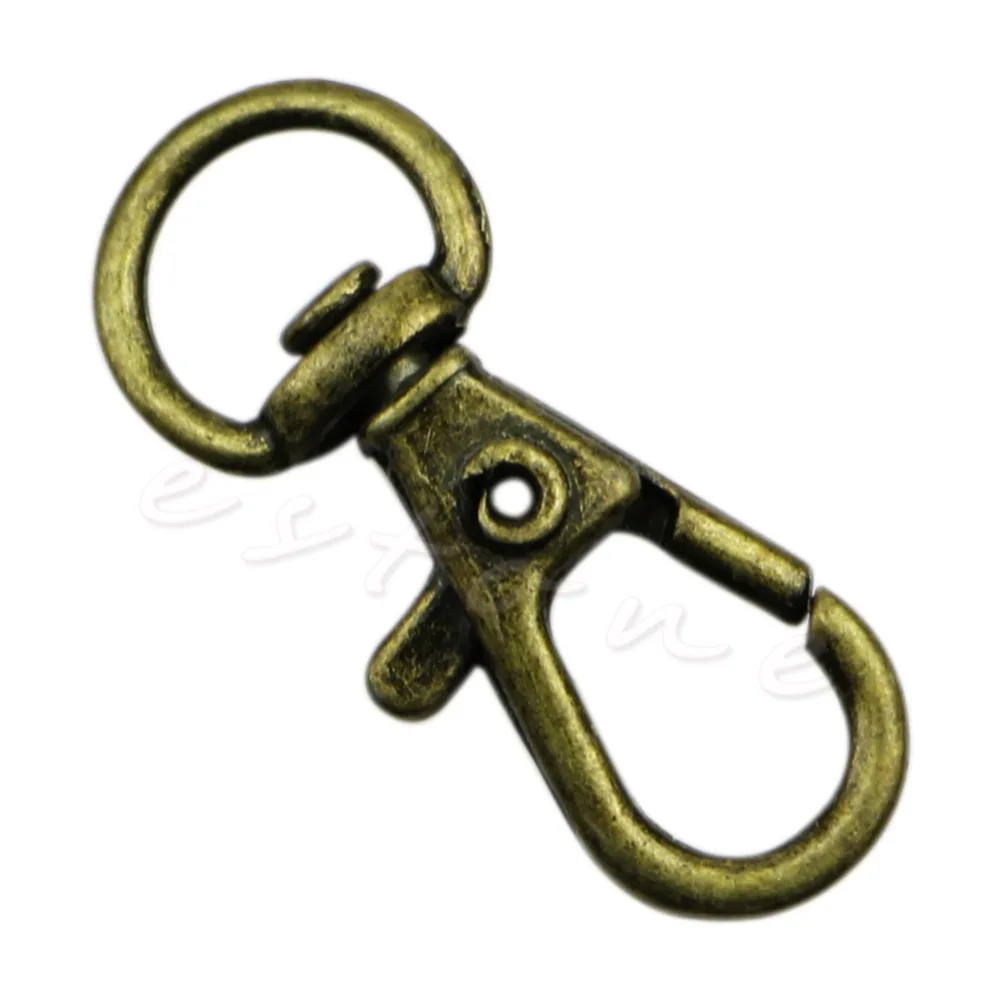 10 шт. металлический ремешок крюк поворотный карабин зажимы для рукоделия|lanyard hook