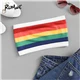 ROMWE полосатый Растениеводство Топ без бретелек Boho Радуга пикантный зауженный укороченный жилет без рукавов для женщин стильные летние короткие