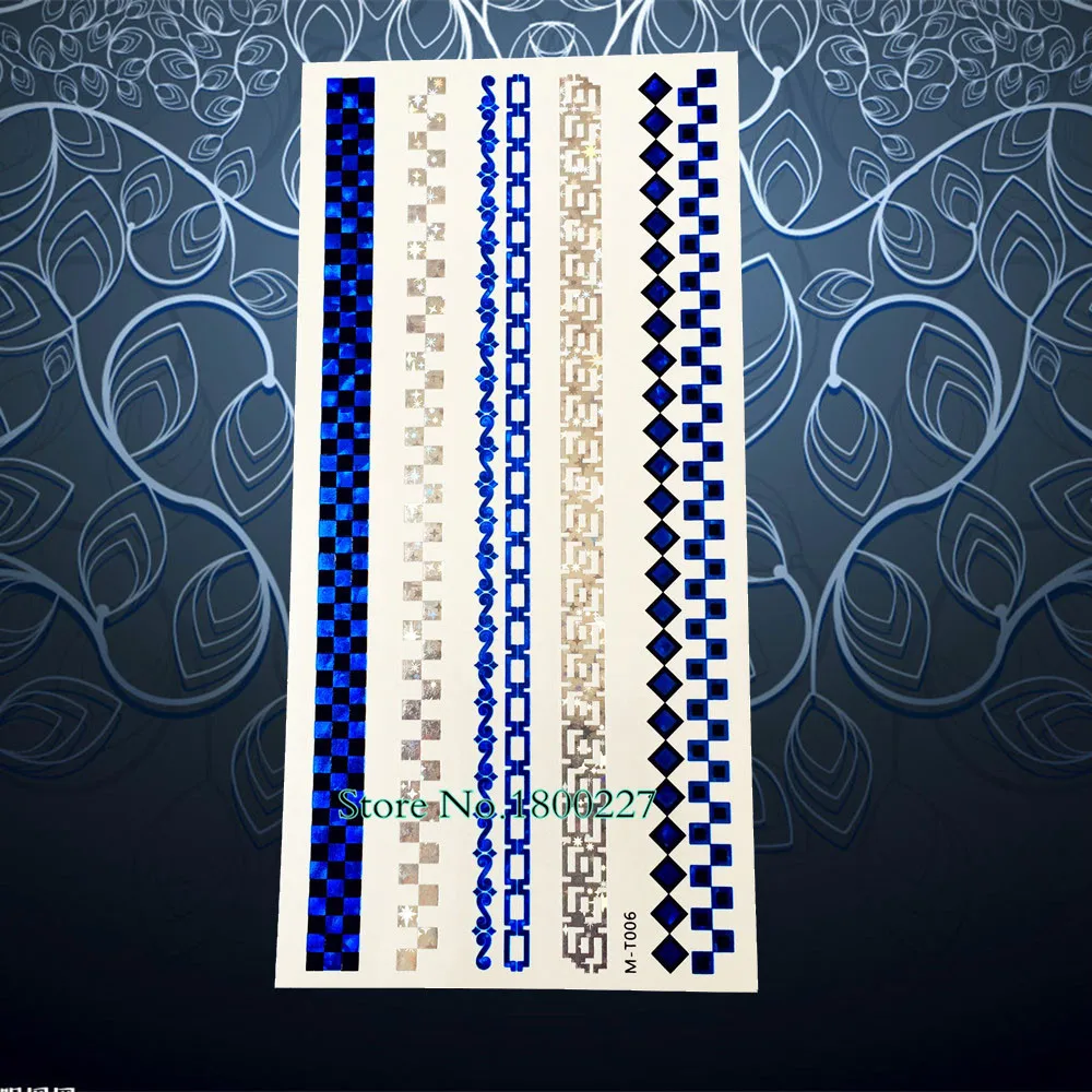 Драгоценный камень в Водонепроницаемый Временные татуировки Наклейки Для