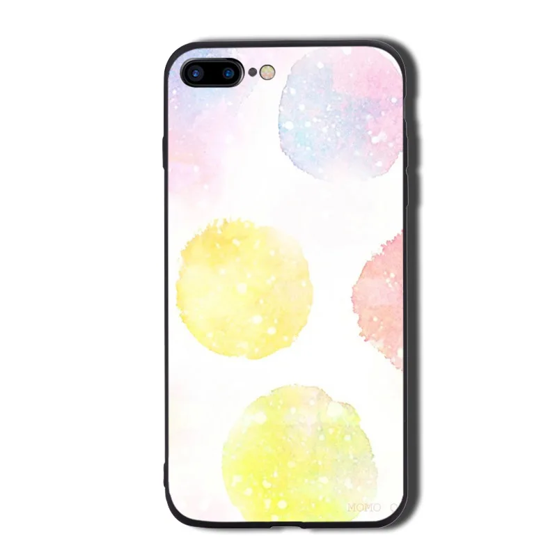 Волнистые цветные чехлы для телефонов Чехол iphone X XR XS MAX 6 6s 7 8 Plus ТПУ покрытие чехла