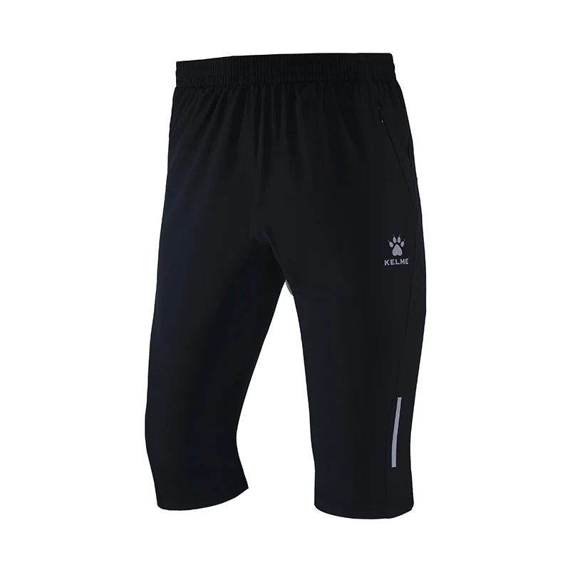 KELME мужские летние быстросохнущие укороченные брюки, дышащие спортивные штаны для фитнеса и бега, спортивные штаны 3991535