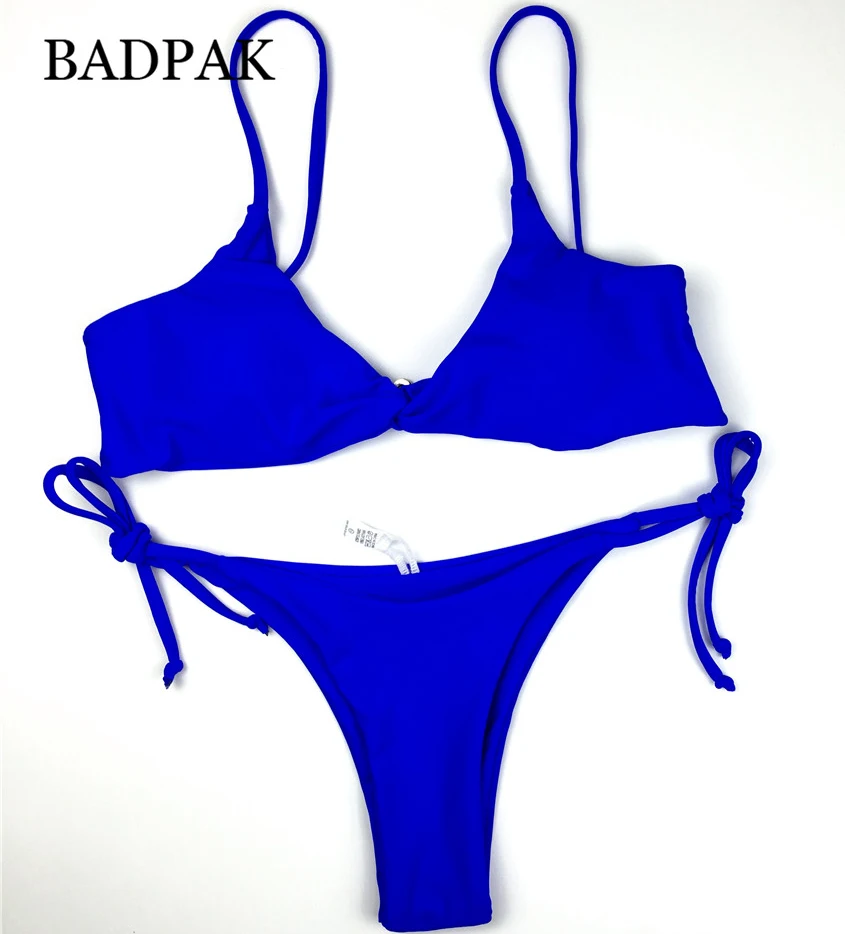 Badpak Сексуальная Strappy Купальник бикини костюм для Для женщин Купальники малышек