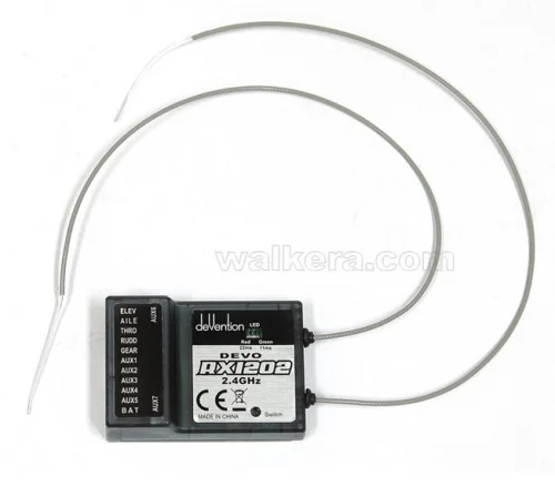 Оригинальный Радиоуправляемый ресивер Walkera RX1202 2 4 ГГц 12 каналов для цифрового