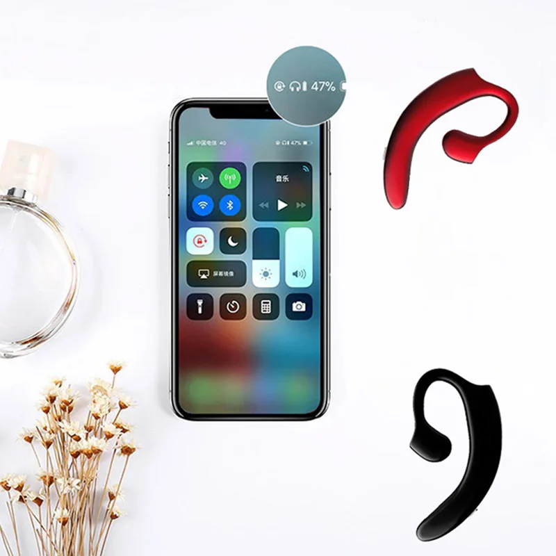 Bluetooth 5 0 наушники костной проводимости спортивные стерео с ушным крючком