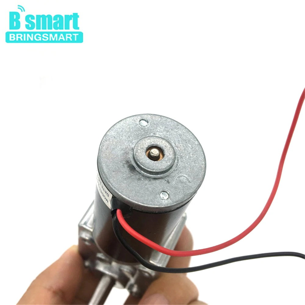 Bringsmart A58SW31ZYS, работающего на постоянном токе 12 В в червячный мотор обратный Шестерни ed Мотор Двойной Вал 1,6-70kg. См высокий крутящий момент Reducter 24 вольтный и Шестерни мотор