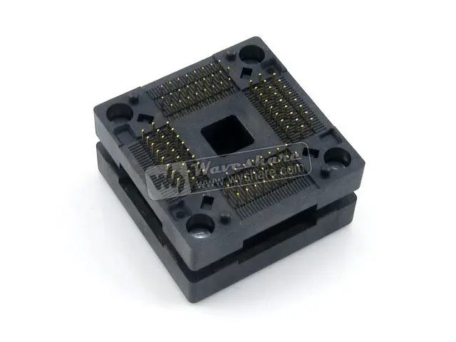 QFP100 TQFP100 LQFP100 PQFP100 OTQ-100-0.5-09 Enplas QFP IC тестовая сгорающая розетка 0 5 мм Шаг Body размер