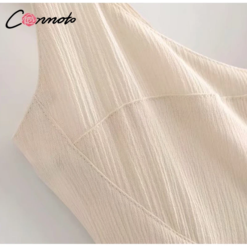 Conmoto Повседневное короткое платье, летние однотонные платья, короткие пляжные платья, облегающие платья без рукавов, лето