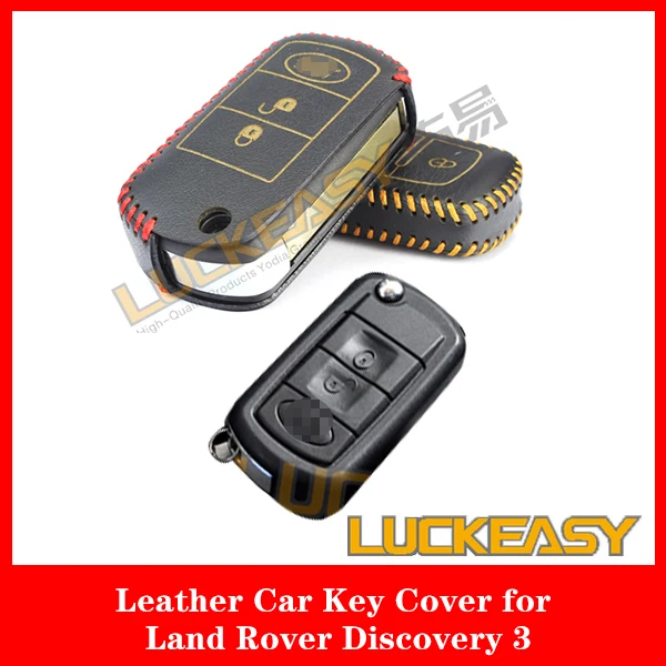 Luckeasy для Land Rover Discovery 3 из натуральной кожи чехол дистанционного ключа от машины