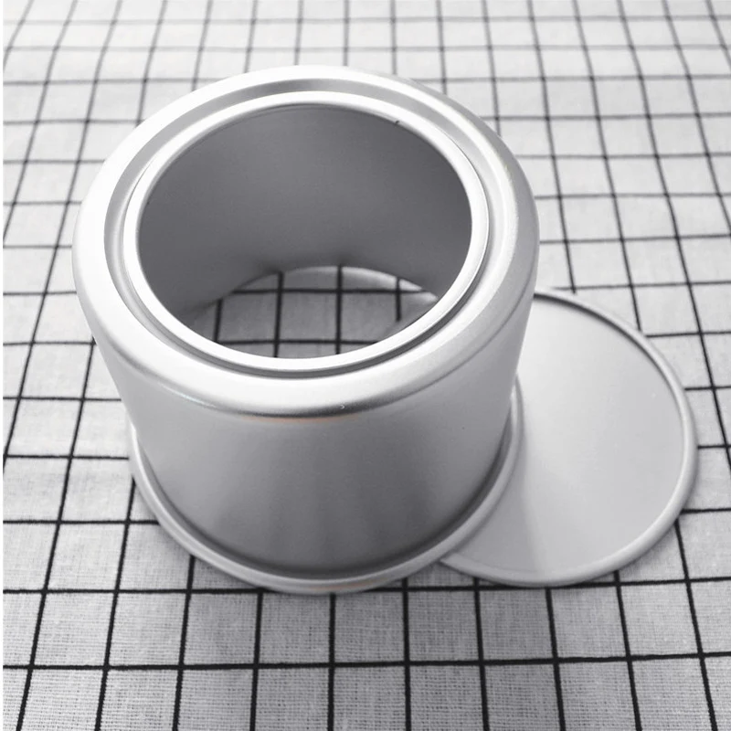 4-дюймовая форма для пудинга из шифона торта пачка крафт-бумаги алюминиевого