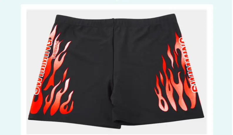Мужская одежда для плавания с пламенем боксеры шорты купальный костюм плавки