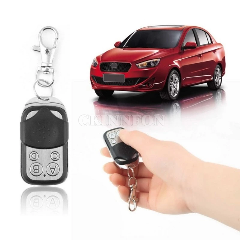 

100Pcs/Lot Remote Control Fob 433mhz Key Fob Universal for Worldwide Gate Garage Electric Cloning Door Fixed Code Key Fobs
