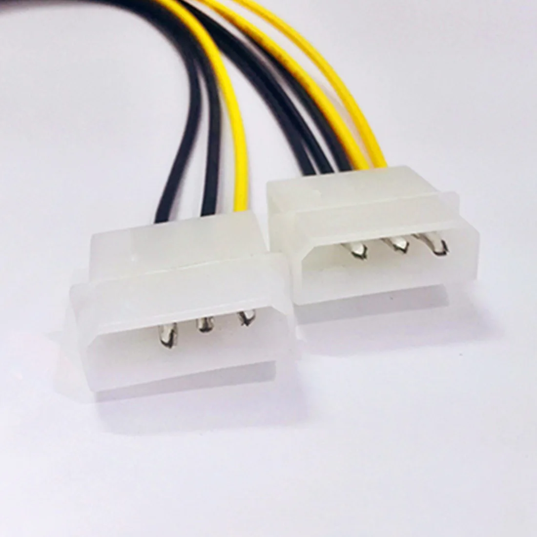 6 дюймов 2 x Molex 4 pin к 8 контактный PCI Express Видеокарта Pci e ATX PSU кабель преобразователя
