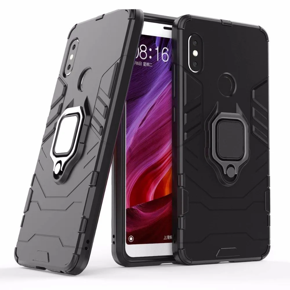 Для Redmi Note 5 Чехол магнитный держатель кольцо чехол для Xiaomi pro армированный