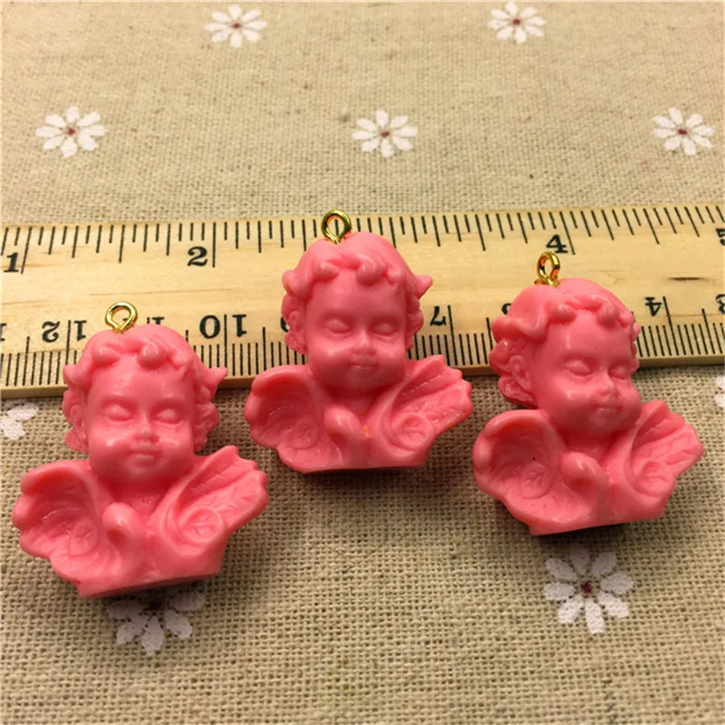 

Mina Free shipping! set 20pcs Cute charms.Mixed 3D resin angel pendant for key chain/phone decoration,church supplies,DIY.hot