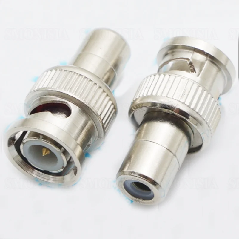 50 шт. 5000 видео адаптер BNC штекер для AV RCA гнездовой аудио разъем|plug adapter connector|plug