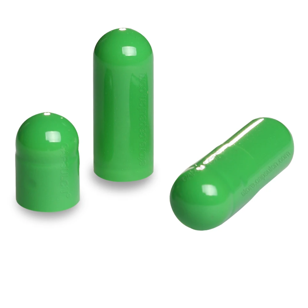 5000 шт/коробка пустые желатиновые капсулы Apple Green color (Размер 00) | Бытовая техника