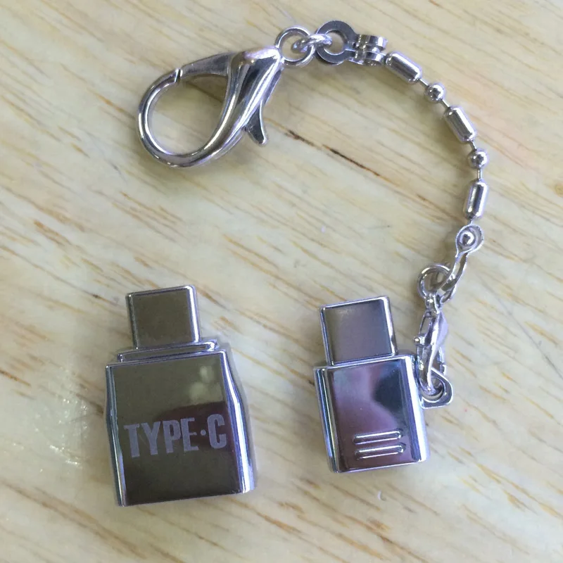 Цинковый сплав металлический USB C OTG type адаптер Micro 2 0 Женский к 3 1 Тип Мужской