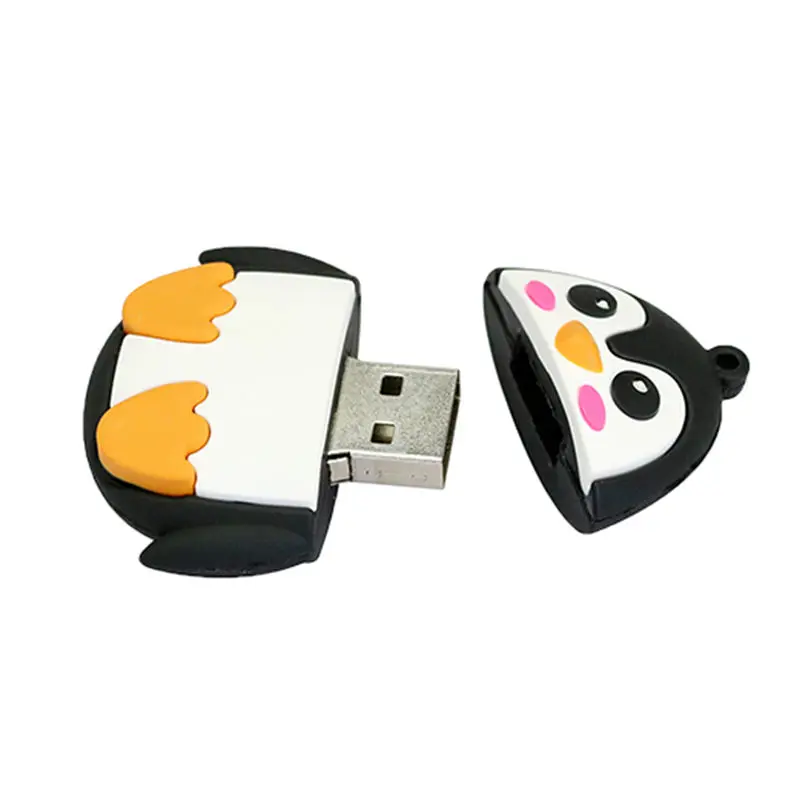 64 Гб Симпатичный робот с рисунком пингвина из мультфильма Совы лисы Стиль Usb флэш