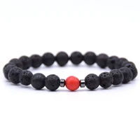 black lava stone imperial chakra beads essential oil diffuser bracelet balance yoga pulseira feminina buddha jewelry