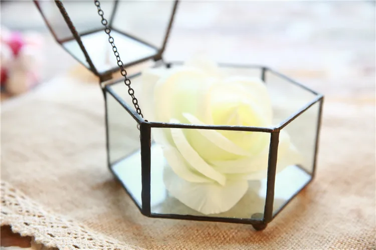 Подарочная коробка на День святого Валентина стеклянная теплица суккуленты мох