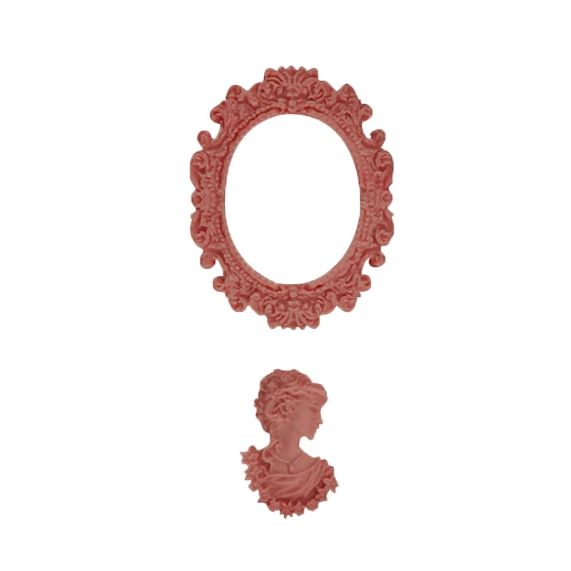 Женские старые формы для зеркал 3d силиконовые рождественские помадки сахарный