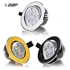 Светодиодный потолочный светильник DBF, 3 Вт, 5 Вт, 7 Вт, 9 Вт, 12 Вт, 15 Вт, теплый белыйхолодный белый Светодиодный точечный потолочный светильник + Драйвер для AC85-265V, кухонный фойе