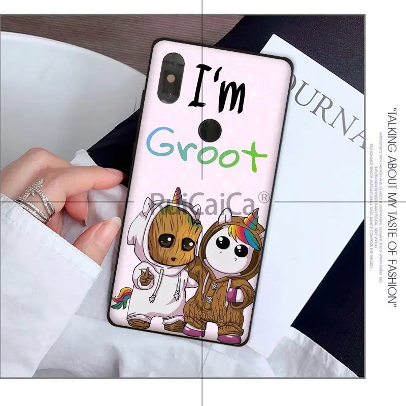 Чехол для телефона Ruicaica I am Groot чехол Xiaomi Mi 6 Mix2 Mix2S Note3 8 8SE Redmi 5 5Plus Note4 4X Note5 |