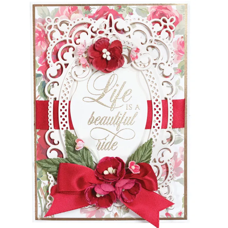 Metal Cutting Dies 4Pcs Rectangular frame Stencils for DIY Scrapbooking/photo album Decorative Embossing Paper Cards | Дом и сад