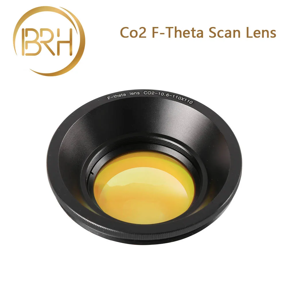 Объектив сканера BRH CO2 F theta полевой объектив 10 6 мкм 600 Нм 50x50 600x детали для