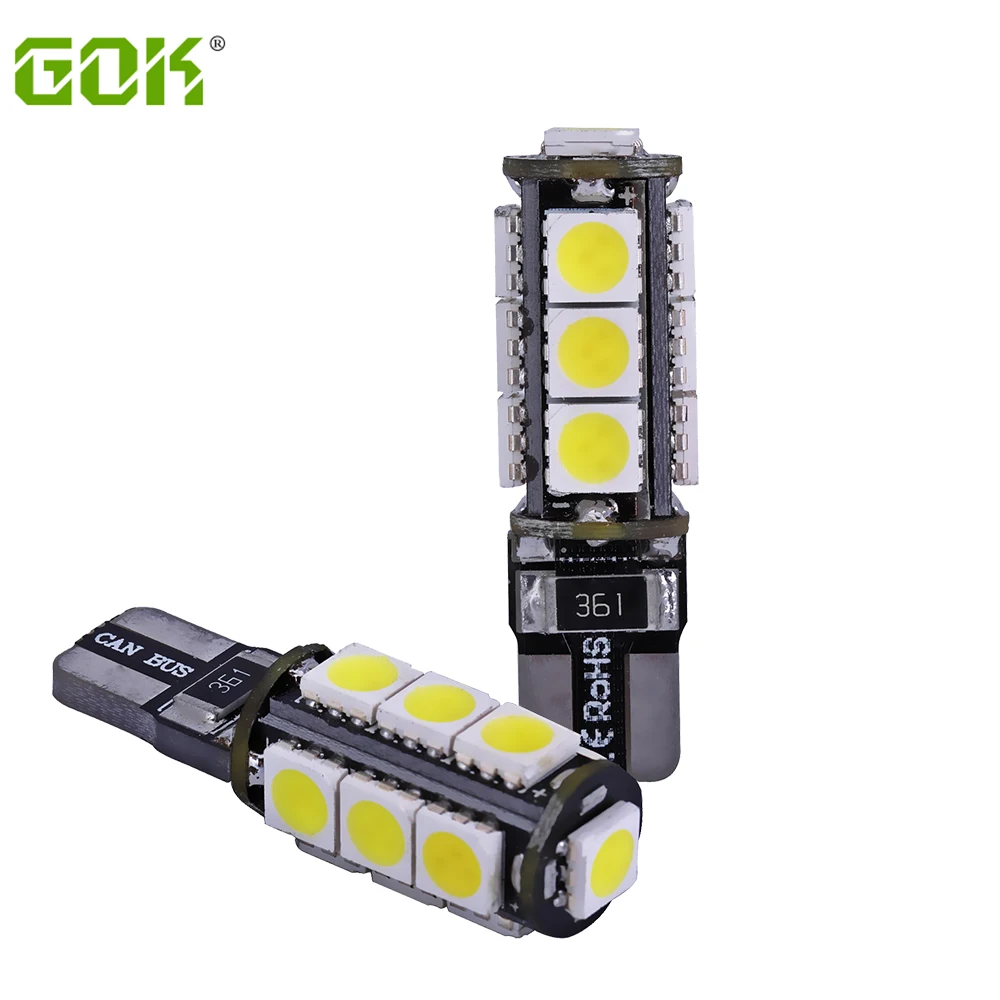 

Внешние огни 100 X без ошибок T10 Canbus Led 13smd 5050 led 194 t10 w5w 13Smd лампочки доставка автомобильная лампа оптовая продажа