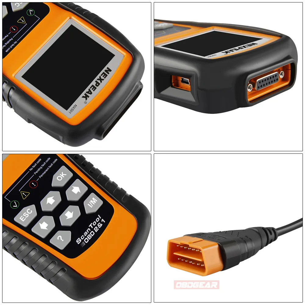 Автомобиль инструмент диагностики OBD2 сканер Automotivo NEKPEAK NX501 OBD 2 код читателя в