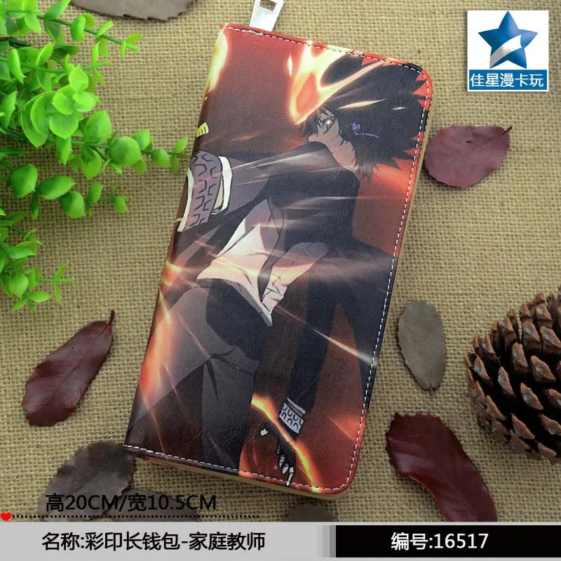 Лидер продаж 2016 цветной Длинный кошелек из искусственной кожи с рисунком аниме