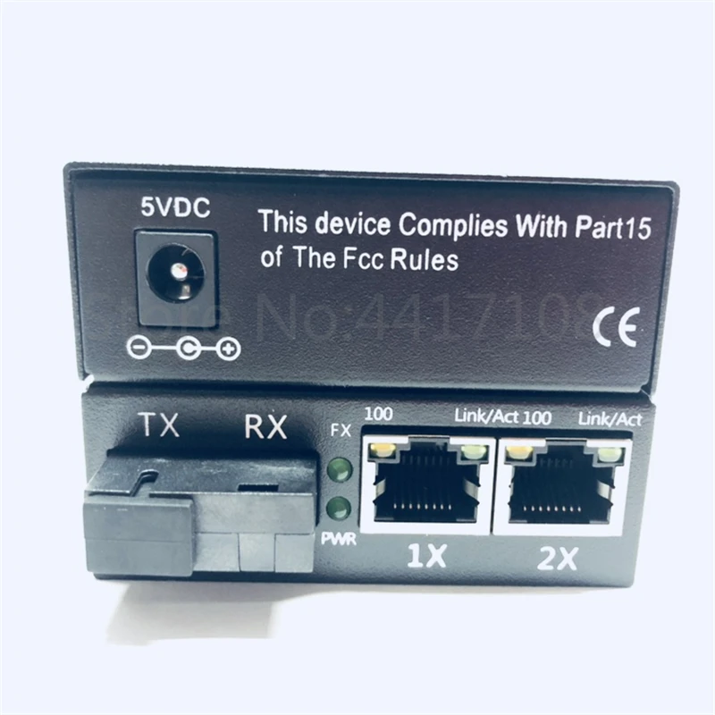 10/100 м Быстрый Ethernet коммутатор конвертер 20 км волоконно оптический медиа