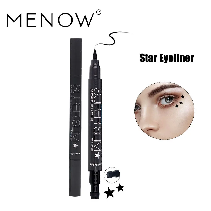 Бренд MENOW оптовые наборы для макияжа подводка глаз со звездочкой черная