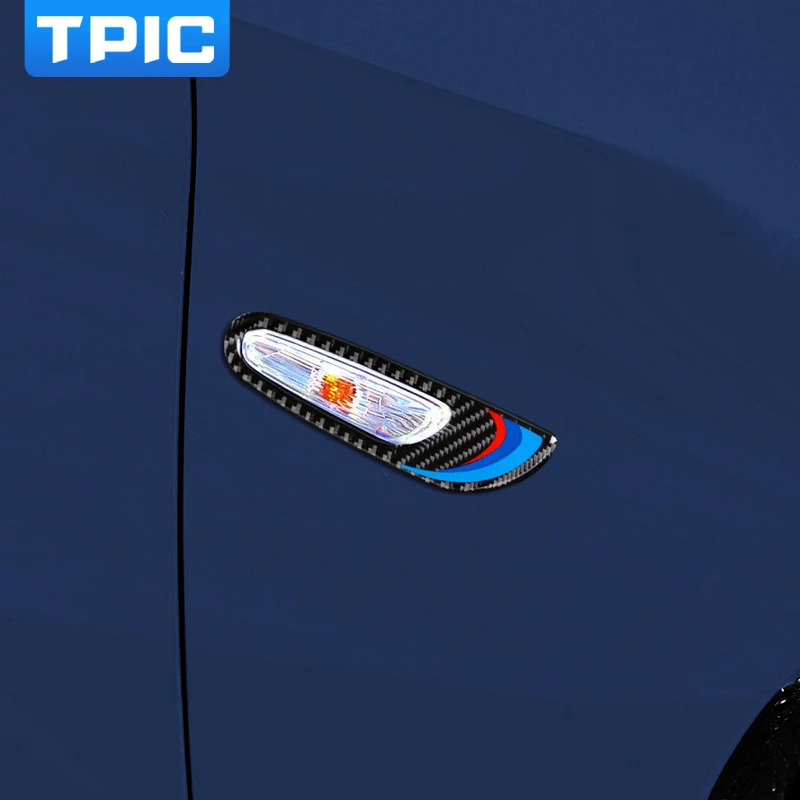 Для BMW E90 E91 E92 E93 E60 E61 E82 E88 карбоновое волокно для автомобиля боковое освещение