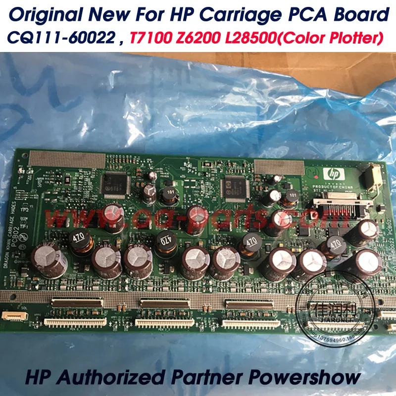 Original New For HP Carriage PCB Board DJ Z6200 L28500 T7100 T7200 Z6600 Z6800 OEM#: CQ111-60022 | Printer Parts