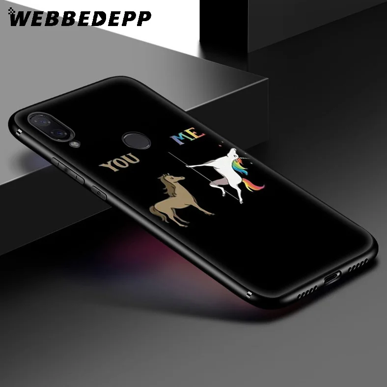 Мягкий чехол WEBBEDEPP Running Horse для Xiaomi Redmi K20 7A 4A 4X 5 5A 6 6A S2 Note 8 4 7 Pro Plus Prime |