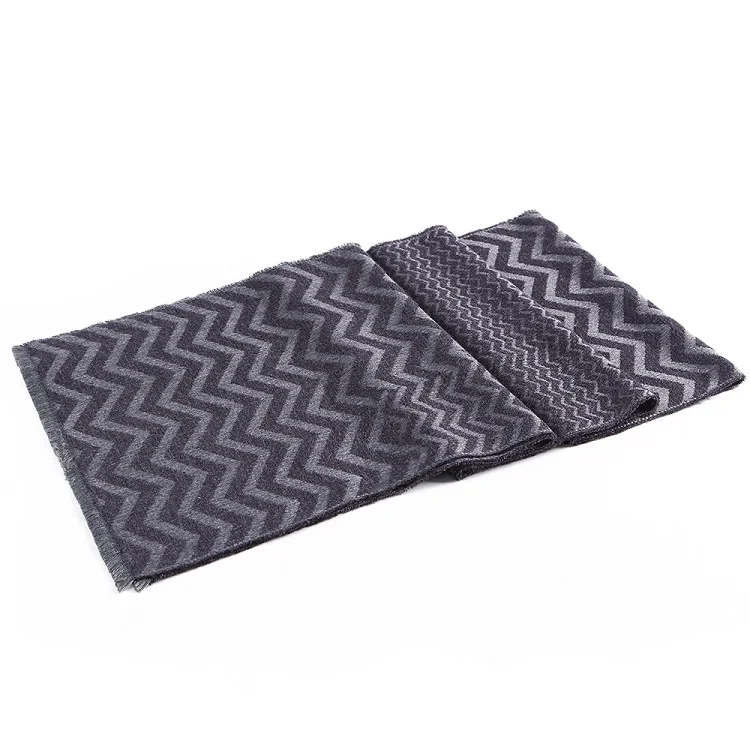 JW36-05 scarf 8 цветов, зимний шарф, искусственный волнистый дизайнерский шерстяной мужской шарф, роскошные модные женские шали, Тканый Жаккардовый мужской шарф - Цвет: JW36-05 scarf