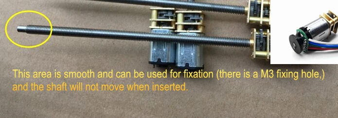 Новинка! M4 * 100 мм винтовой вал dc мотор-редуктор с магнитным кодером DIY Миниатюрный