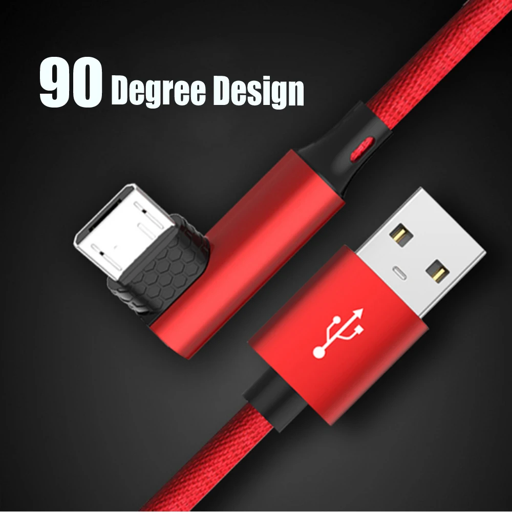 100 шт. 90 градусов одиночный изгиб локоть линия передачи данных для Micro USB Type C iPh