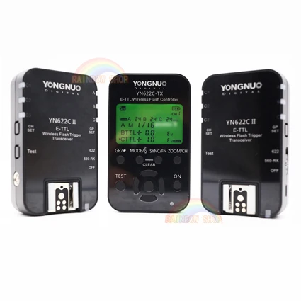 YONGNUO YN-622N II триггер YN622N-TX ЖК-контроллер ETTL беспроводной триггер вспышки трансивер для Nikon D800 D800E D800S D600 D610 - Цвет: YN-622NII 3 in 1