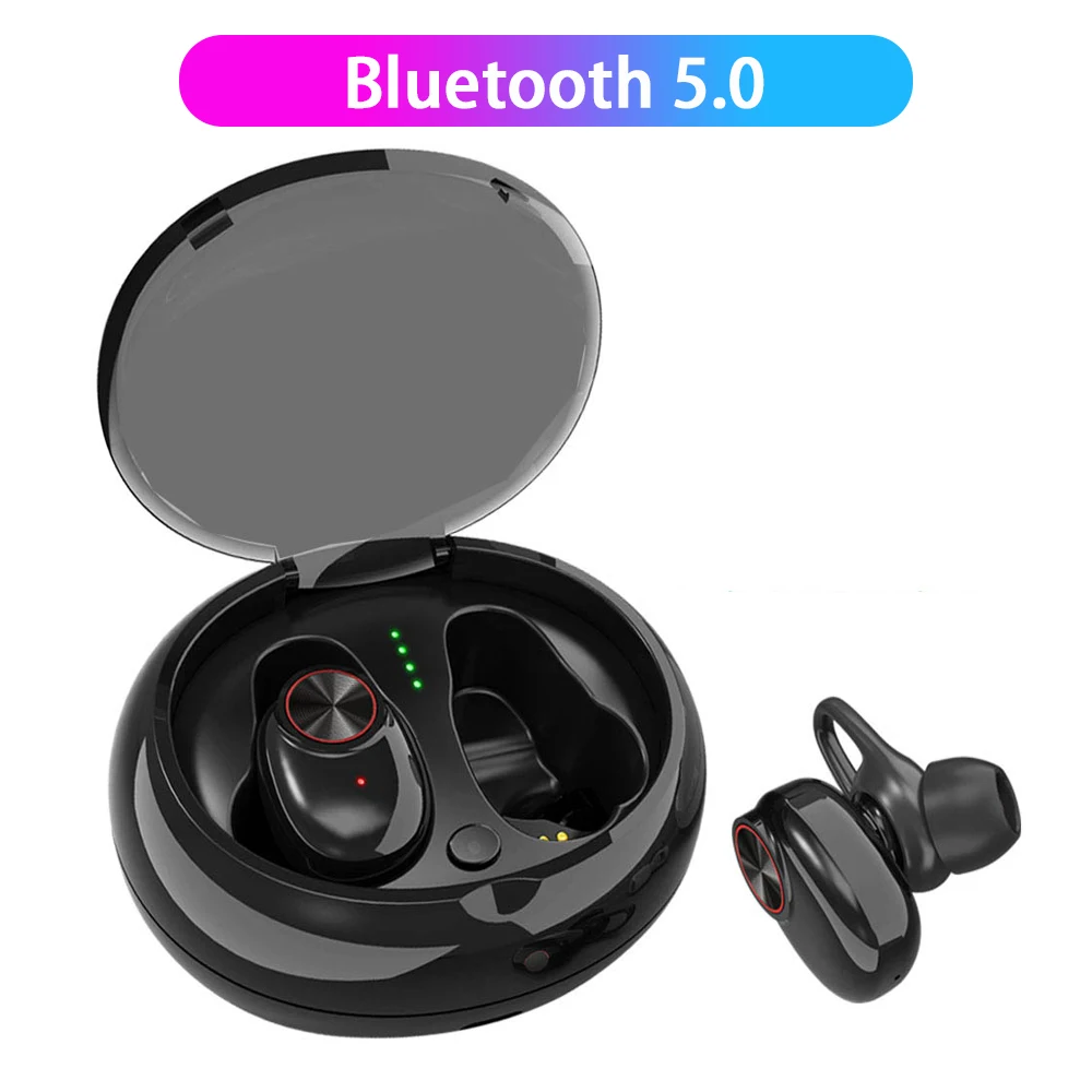 Оригинальные наушники вкладыши TWS Bluetooth с V5.0 + EDR стерео звук V5 Беспроводной