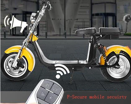 Citycoco 1500 Вт бесщеточный светодиодный фонарь на литиевой батарее 60v12a 20a счетчик воды, два колеса, городской Электрический скутер