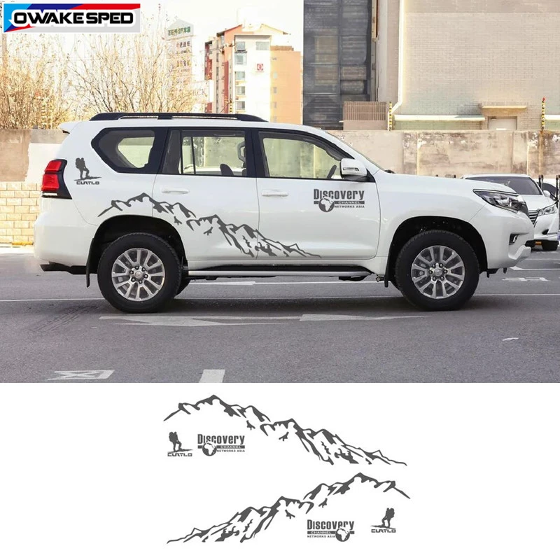 Наклейка на дверь и боковой кузов автомобиля Стайлинг внедорожника