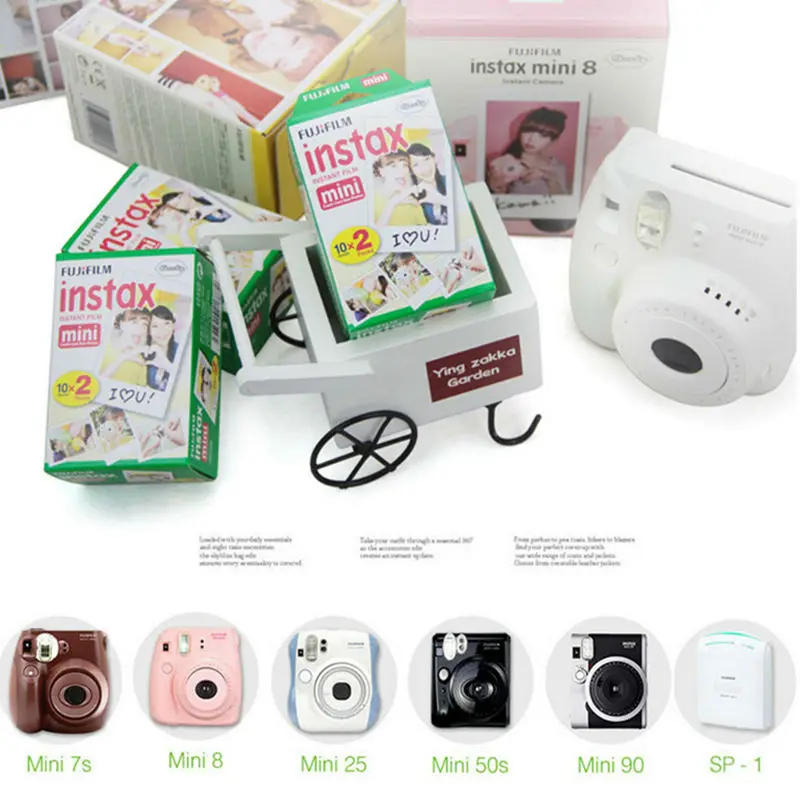Оригинальная пленка fuji white Edge film 10 100 листов 3 дюйма instax mini фотобумага для