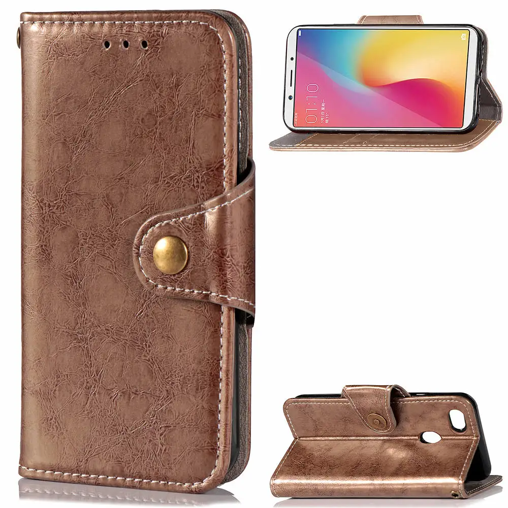 Abhoriz cover for oppo F5 case Fashion New Mens&ampwomen Leather phone with card slot Cash pocket | Мобильные телефоны и